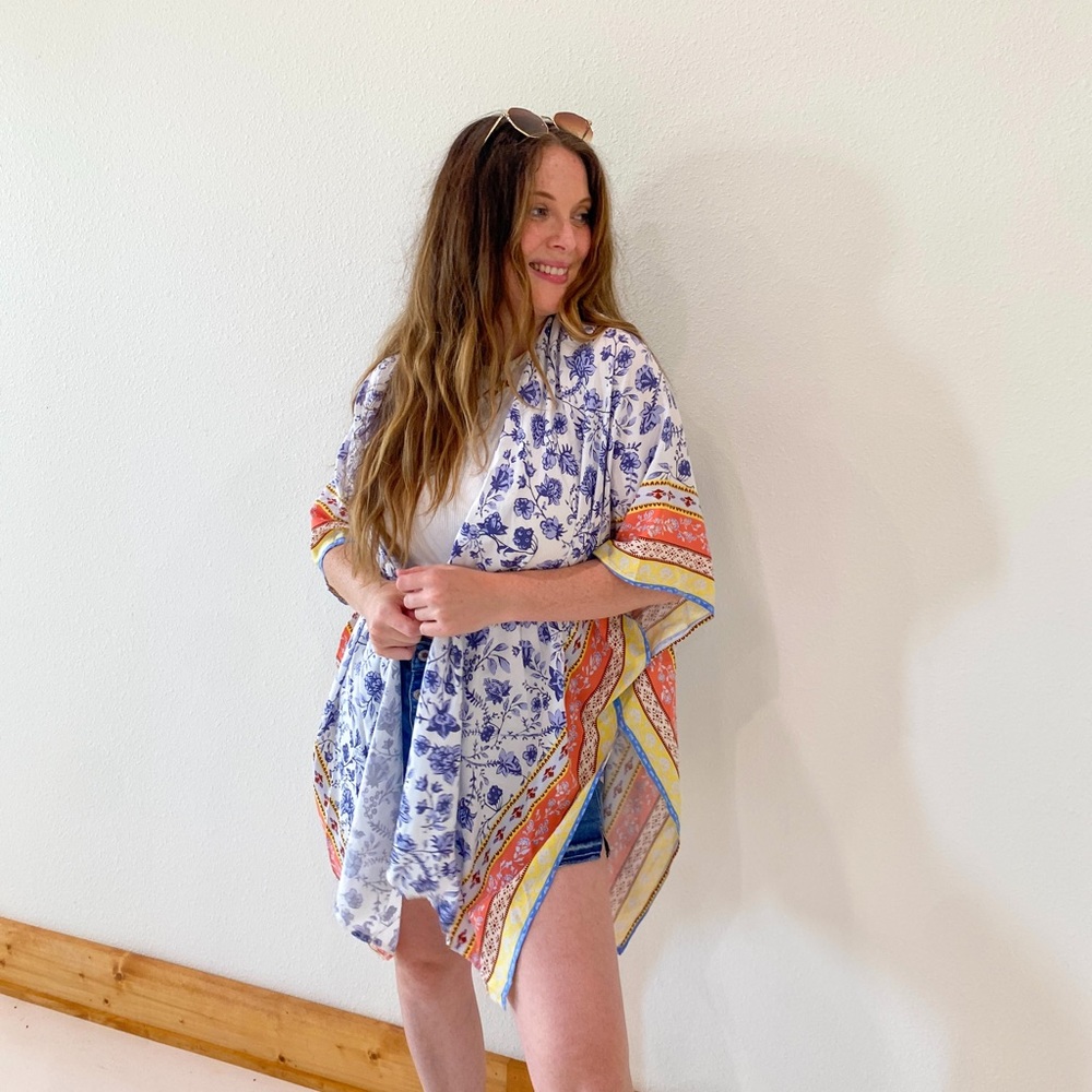 Boho Floral Kimono